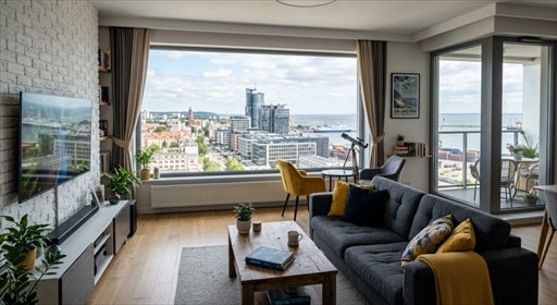 Na sprzedaż komfortowe 3-pokojowe mieszkanie 75 m² w Gdyni mieszkanie Gdynia, Redłowo, Legionów