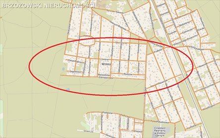 działka na sprzedaż 1000m2 działka Zalesie Górne