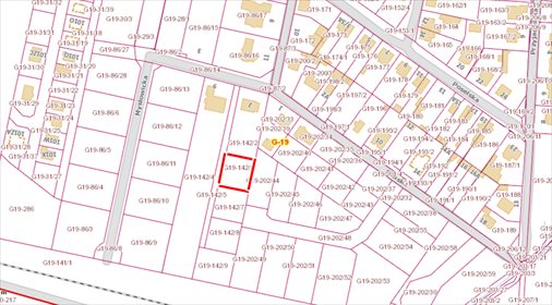 działka na sprzedaż 811m2 działka Łódź, Górna, Młynek, Mysłowicka