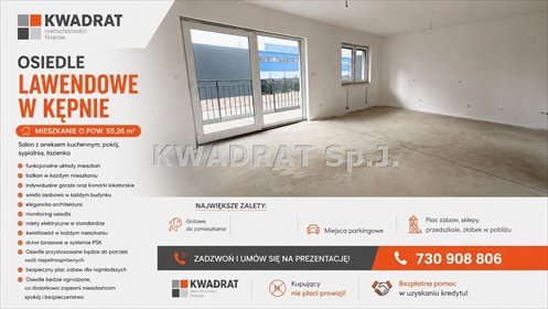 Nowoczesne 3-pokojowe mieszkanie z balkonem w Kępnie mieszkanie Kępno