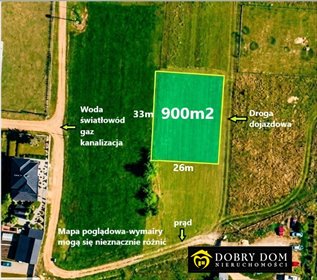 Działka 948 m² pod budowę, blisko Białegostoku - polecam! działka Dobrzyniewo Kościelne