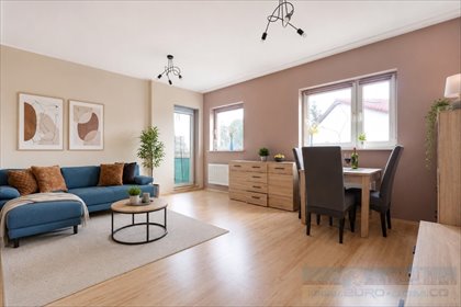 Sprzedam dwupoziomowe 2 pok. + garderoba, balkon, parking mieszkanie Luboń, 11 Listopada