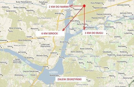 Malownicza działka leśna 3739 m² pod rekreację i całoroczny dom działka Popowo-Letnisko, Wspólna