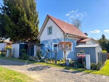 Urokliwy dom 72 m² przy Jeziorze Leśniańskim z tarasem dom Bożkowice