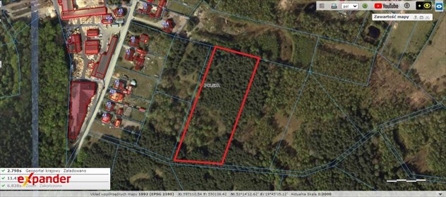 Działka rolna 12 633 m² w Klonowie – blisko jeziora! działka Klonowo
