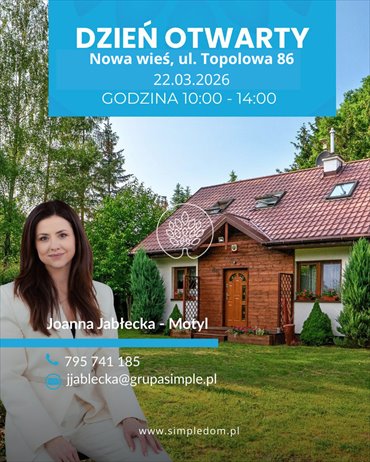 dom na sprzedaż 130m2 dom Nowa Wieś, Topolowa