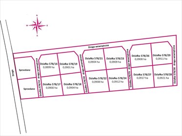 działka na sprzedaż 904m2 działka Kiełczew Smużny Czwarty
