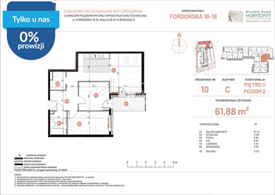 Przestronne 3-pokojowe mieszkanie z balkonem na Fordońskiej mieszkanie Bydgoszcz, Fordońska