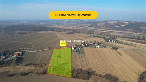 działka na sprzedaż 9212m2 działka Szczurowa, Popędzyna, Popędzyna
