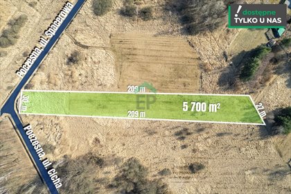 działka na sprzedaż 5740m2 działka Zawodzie