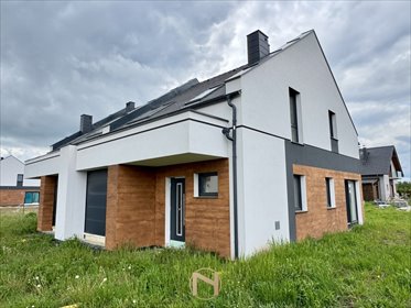 Na sprzedaż nowoczesny dom bliźniaczy 102 m² w Deszcznie dom Osiedle Poznańskie