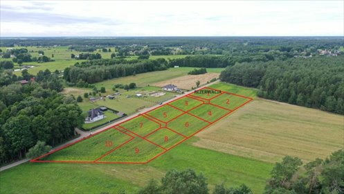 Na sprzedaż działki w Ptaki 1540 m² las rzeka idealne na dom lub inwestycję działka Ptaki