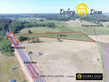 działka na sprzedaż 15900m2 działka Zagruszany