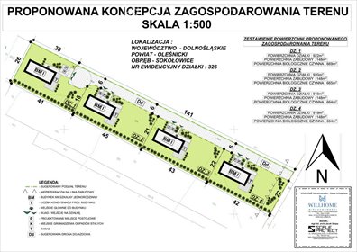 Zapraszam do zakupu działki 919 m² w Sokołowicach działka Sokołowice