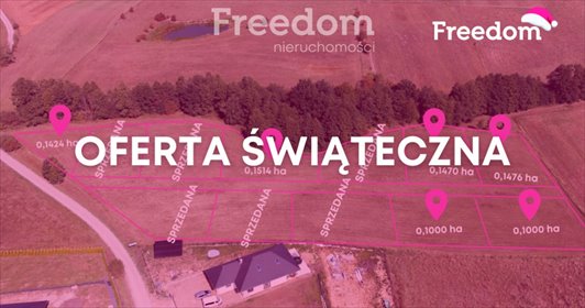 działka na sprzedaż 1000m2 działka Wronka