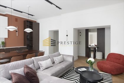 Na wynajem przestronne mieszkanie 75 m² z 2 tarasami w centrum Warszawy mieszkanie Warszawa, Śródmieście, Wspólna