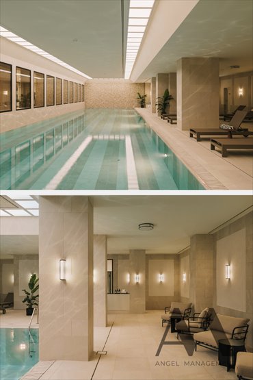 Ekskluzywny apartament 61m2 z balkonem, klimatyzacją i wellness mieszkanie Wrocław, Walońska