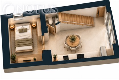 Polecam dwupoziomowy apartament z ogródkiem i miejscem gratis mieszkanie Kraków, Podgórze, Jemiołowa