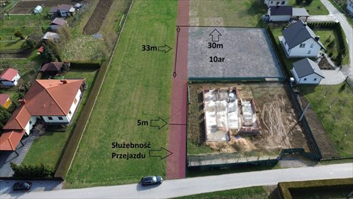 działka na sprzedaż 1000m2 działka Sędziszów Małopolski, Rędziny