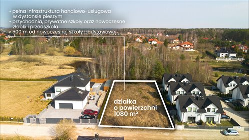 działka na sprzedaż 1080m2 działka Banino