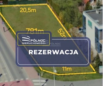 działka na sprzedaż 781m2 działka Świdnik, Klonowa