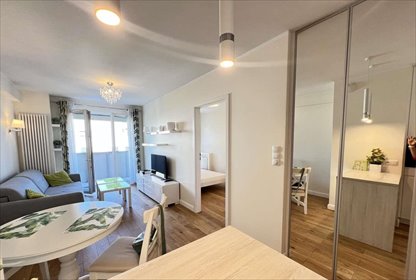 Wynajem 2-pok. 36 m² z balkonem i widokiem na zieleń mieszkanie Katowice, Dąb, Dębowe Tarasy, Johna Baildona