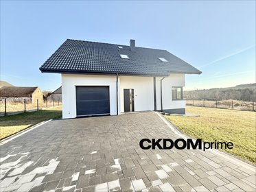 Nowoczesny dom 138 m² z garażem na dużej działce 928 m² dom Bobrza, Przyjmo