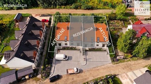 Sprzedam nowoczesny segment z ogrodem 4 pok. 93,56 m² w Olsztynie dom Olsztyn, Osiedle Generałów, Langowskiej