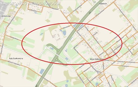działka na sprzedaż 10250m2 działka Wola Gołkowska
