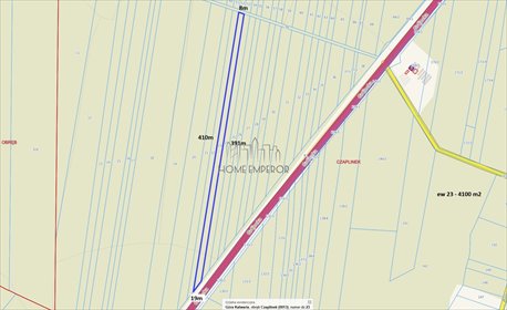 Działka 9 500 m² z dojrzałym drzewostanem, media przy granicy działka Czaplinek, Szkolna