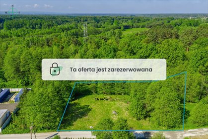 Działka budowlana 1600 m² z warunkami zabudowy i projektem działka Zabajka