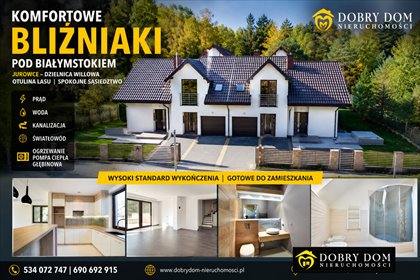 Do sprzedania luksusowy bliźniak 230 m² z tarasem i piwnicą dom Jurowce