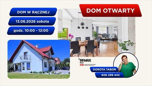 Przestronny dom wolnostojący 166 m² z ogrodem i garażem dom Rączna