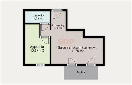 mieszkanie na sprzedaż 39m2 mieszkanie Wrocław, Krzyki, Krzyki, Braterska