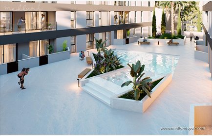 Nowoczesny 1-pokojowy apartament blisko plaży w Lo Pagán mieszkanie Lo Pagan