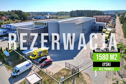 magazyn na wynajem 1580m2 magazyn Łyski