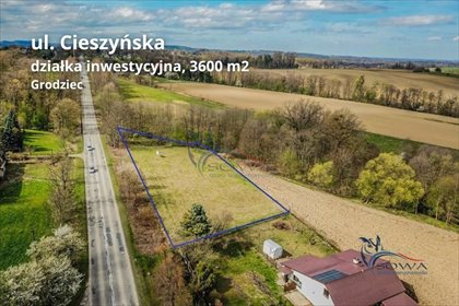 działka na sprzedaż 3558m2 działka Grodziec