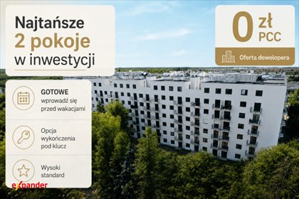 Najtańsze 2-pokojowe mieszkanie od ręki w nowoczesnej inwestycji mieszkanie Poznań, Jasielska