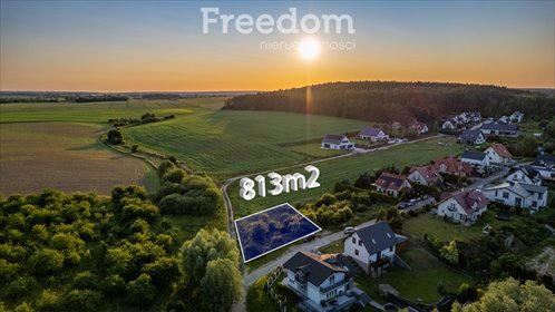 działka na sprzedaż 812m2 działka Juszkowo