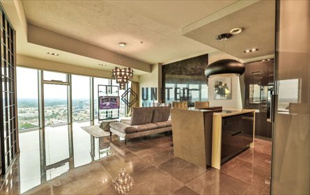 Luksusowy apartament 100 m² na 45. piętrze Sky Tower polecam mieszkanie Wrocław, Krzyki, Szczęśliwa