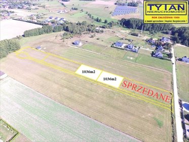działka na sprzedaż 1036m2 działka Stare Kupiski, Pogodna