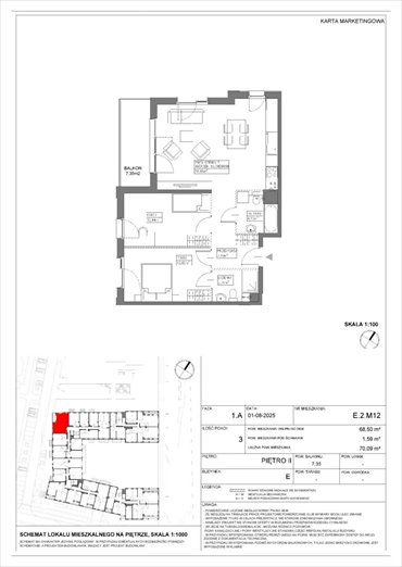 mieszkanie na sprzedaż 69m2 mieszkanie Gdańsk, Śródmieście, Stępkarska