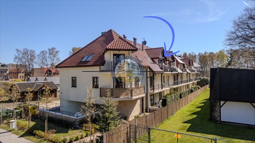 Dwupoziomowe 52,5 m² z dużym balkonem, lasem i garażem mieszkanie Łukęcin, Słoneczna