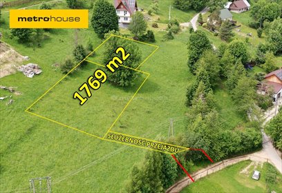 działka na sprzedaż 1769m2 działka Zawoja