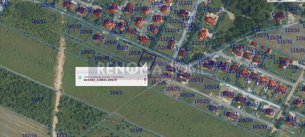 działka na sprzedaż 1000m2 działka Osiek
