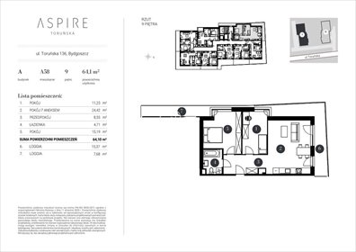 mieszkanie na sprzedaż 66m2 mieszkanie Bydgoszcz, Toruńska