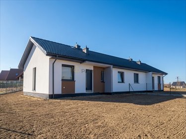 Nowoczesny bliźniak z ogródkiem, wykończenie pod klucz dom Gniezno