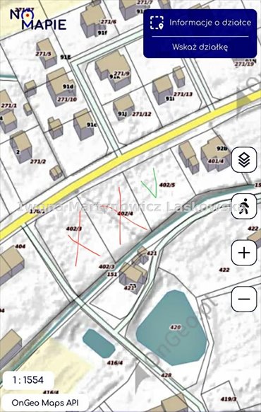 działka na sprzedaż 1500m2 działka Niemstów