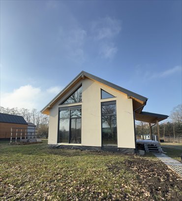 Nowy dom 80 m² z antresolą, umeblowany, gotowy do zamieszkania dom Jaźwiny