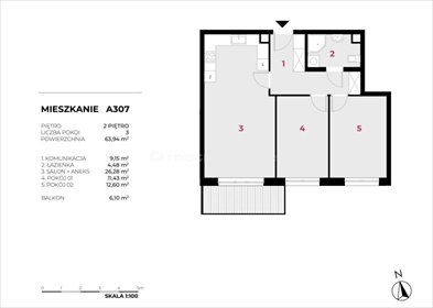 mieszkanie na sprzedaż 64m2 mieszkanie Warszawa, Wesoła
